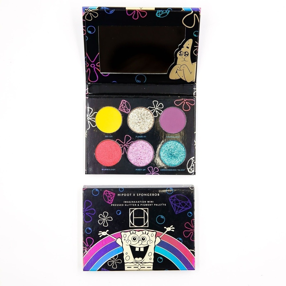 Hipdot x Spongebob Imaginaaation Mini‎ Pressed Glitter & Pigment Palette